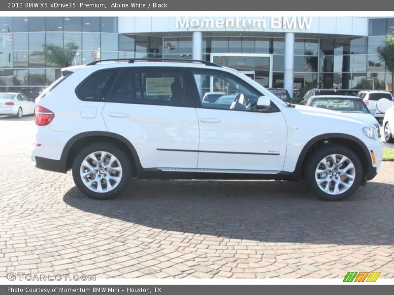 Alpine White / Black 2012 BMW X5 xDrive35i Premium