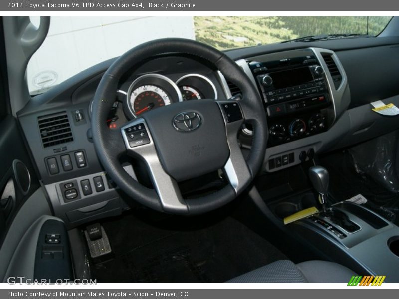 Black / Graphite 2012 Toyota Tacoma V6 TRD Access Cab 4x4
