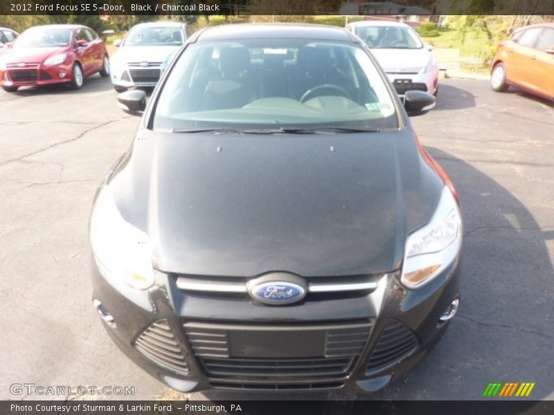 Black / Charcoal Black 2012 Ford Focus SE 5-Door