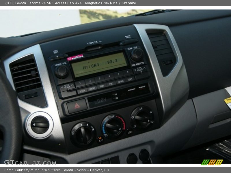 Magnetic Gray Mica / Graphite 2012 Toyota Tacoma V6 SR5 Access Cab 4x4