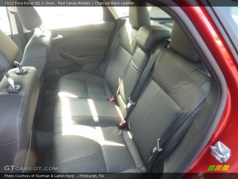 Red Candy Metallic / Charcoal Black Leather 2012 Ford Focus SEL 5-Door