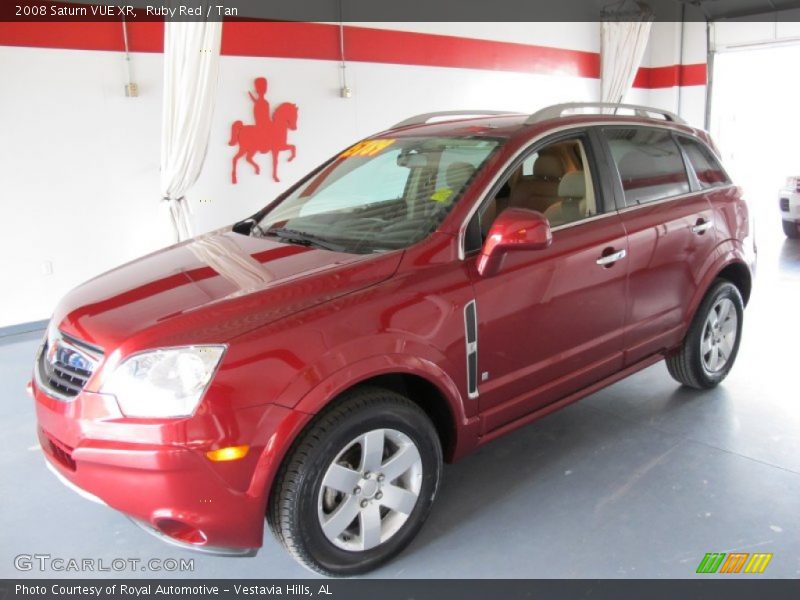 Ruby Red / Tan 2008 Saturn VUE XR