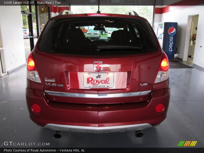 Ruby Red / Tan 2008 Saturn VUE XR