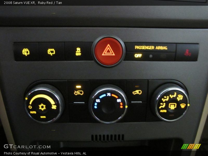Controls of 2008 VUE XR