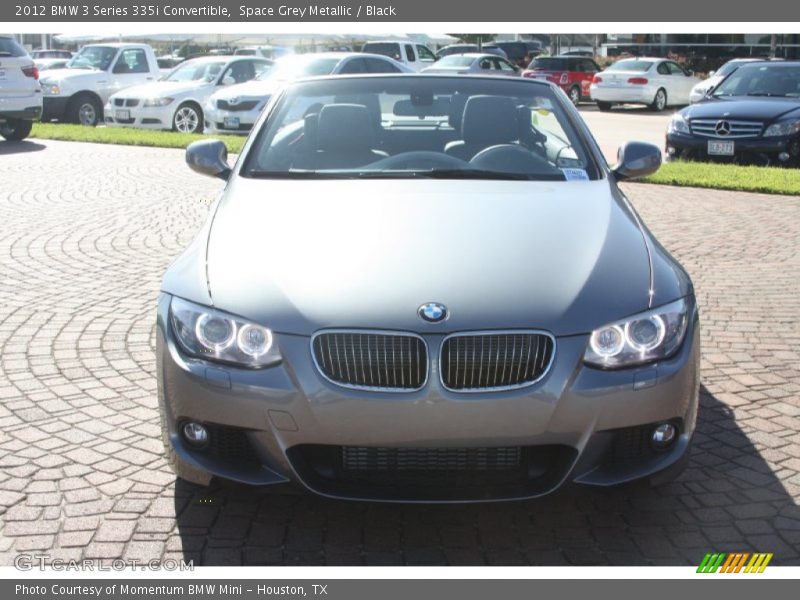 Space Grey Metallic / Black 2012 BMW 3 Series 335i Convertible