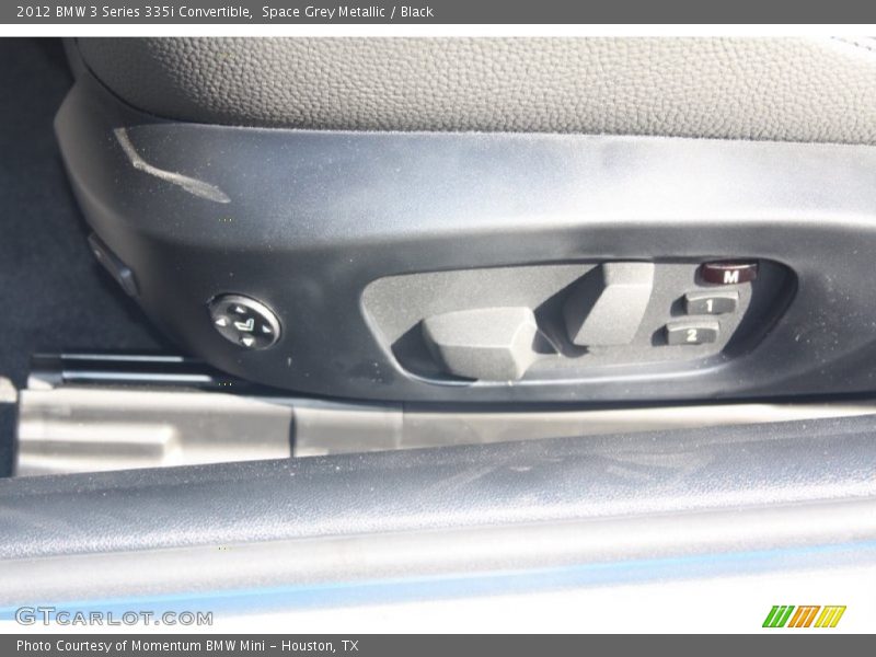 Space Grey Metallic / Black 2012 BMW 3 Series 335i Convertible