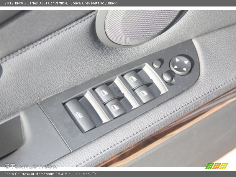 Space Grey Metallic / Black 2012 BMW 3 Series 335i Convertible