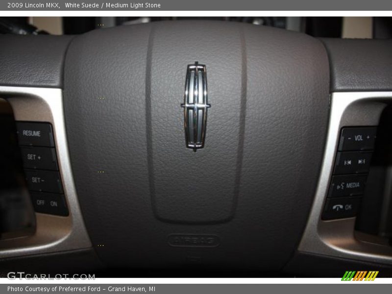 White Suede / Medium Light Stone 2009 Lincoln MKX