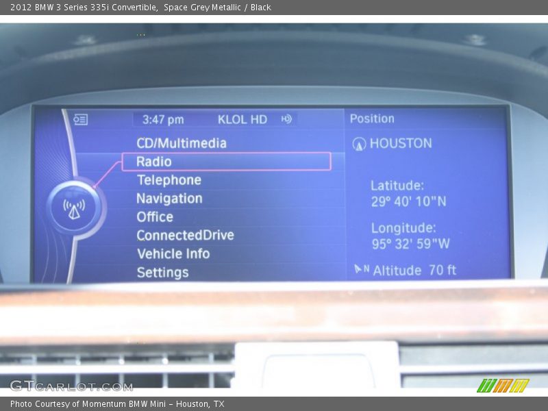 Space Grey Metallic / Black 2012 BMW 3 Series 335i Convertible