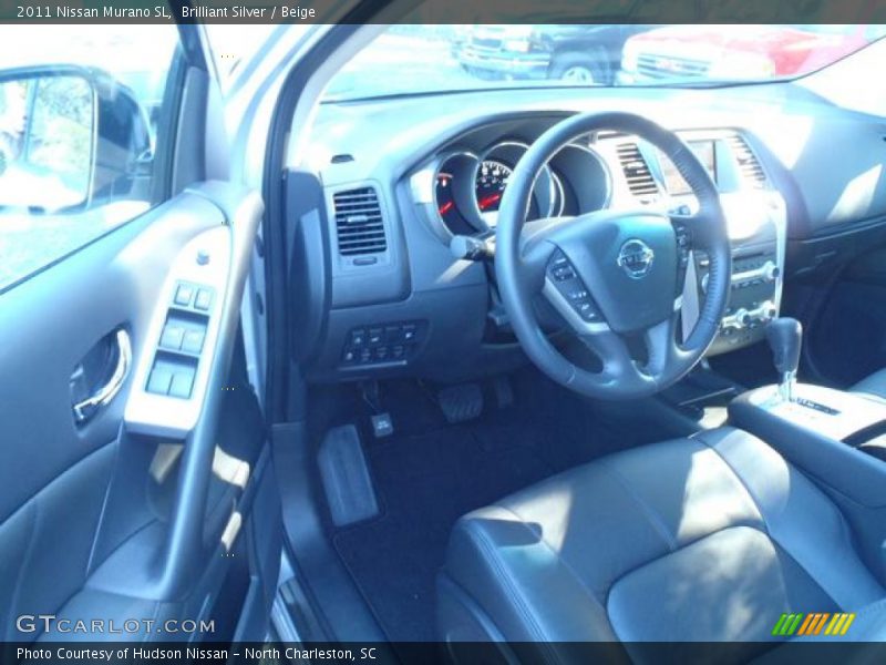 Brilliant Silver / Beige 2011 Nissan Murano SL