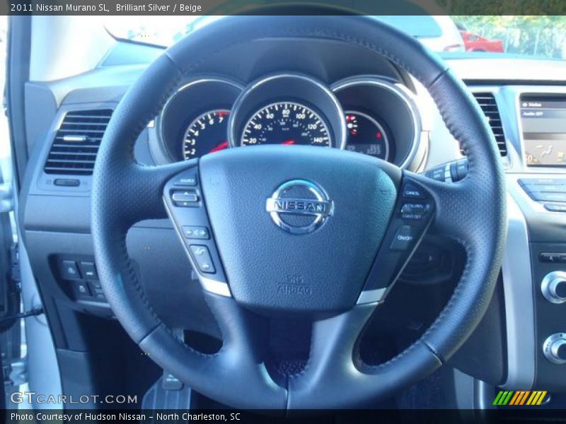 Brilliant Silver / Beige 2011 Nissan Murano SL