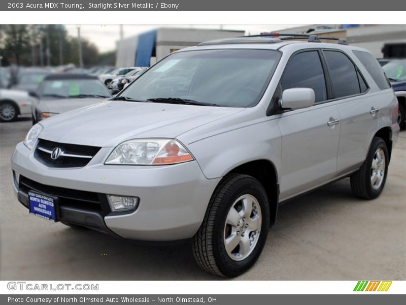 Starlight Silver Metallic / Ebony 2003 Acura MDX Touring