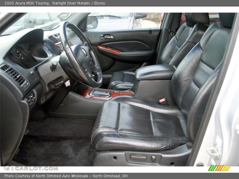 Starlight Silver Metallic / Ebony 2003 Acura MDX Touring