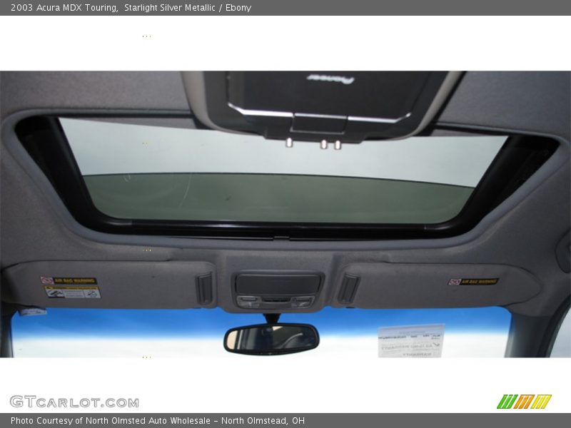 Starlight Silver Metallic / Ebony 2003 Acura MDX Touring