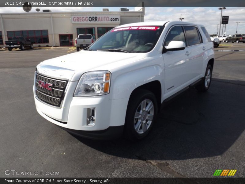 Olympic White / Jet Black 2011 GMC Terrain SLE