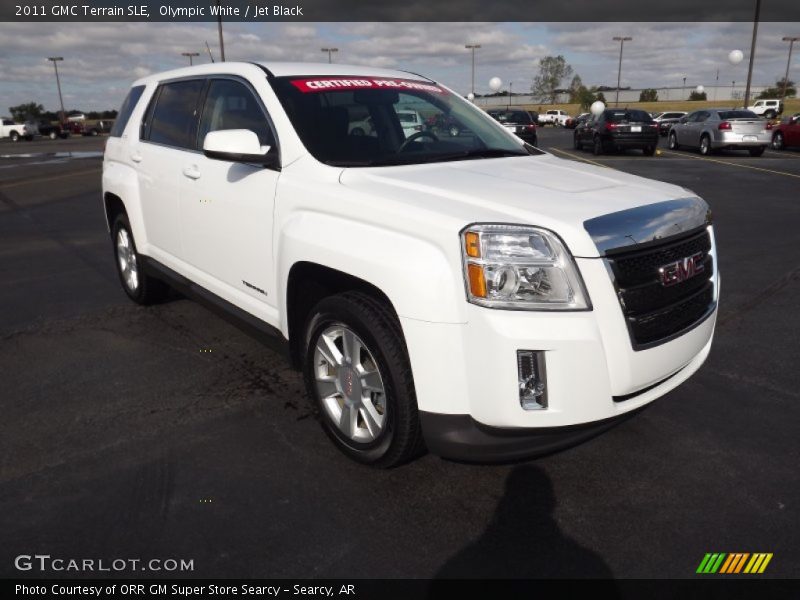 Olympic White / Jet Black 2011 GMC Terrain SLE