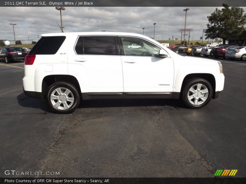 Olympic White / Jet Black 2011 GMC Terrain SLE