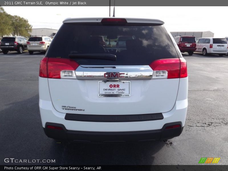 Olympic White / Jet Black 2011 GMC Terrain SLE