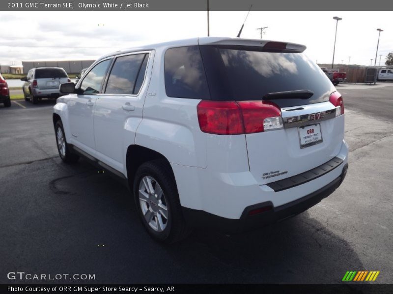 Olympic White / Jet Black 2011 GMC Terrain SLE