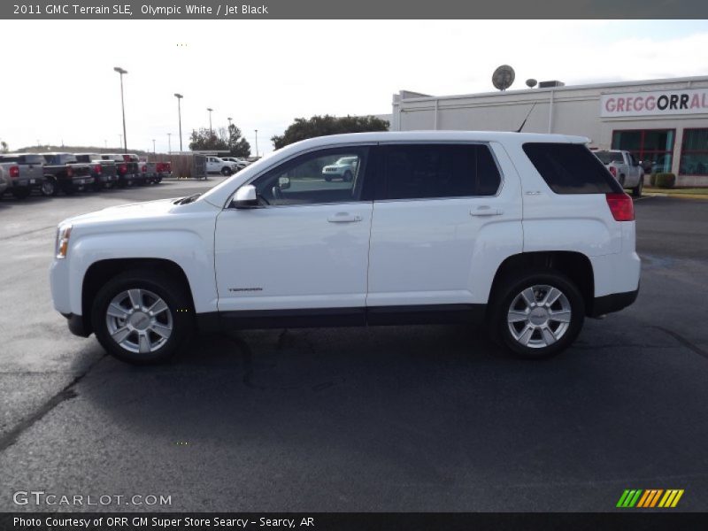 Olympic White / Jet Black 2011 GMC Terrain SLE