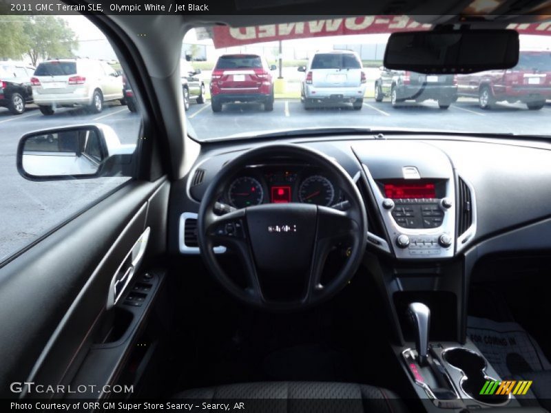 Olympic White / Jet Black 2011 GMC Terrain SLE