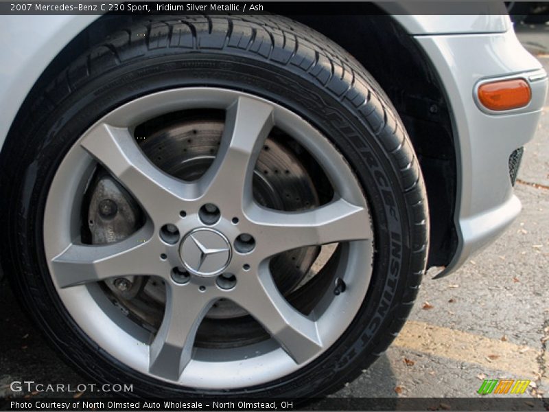 Iridium Silver Metallic / Ash 2007 Mercedes-Benz C 230 Sport