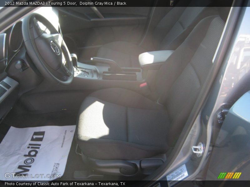 Dolphin Gray Mica / Black 2012 Mazda MAZDA3 i Touring 5 Door