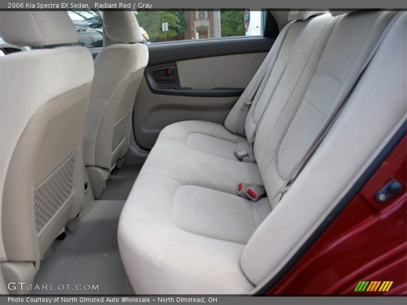 Radiant Red / Gray 2006 Kia Spectra EX Sedan