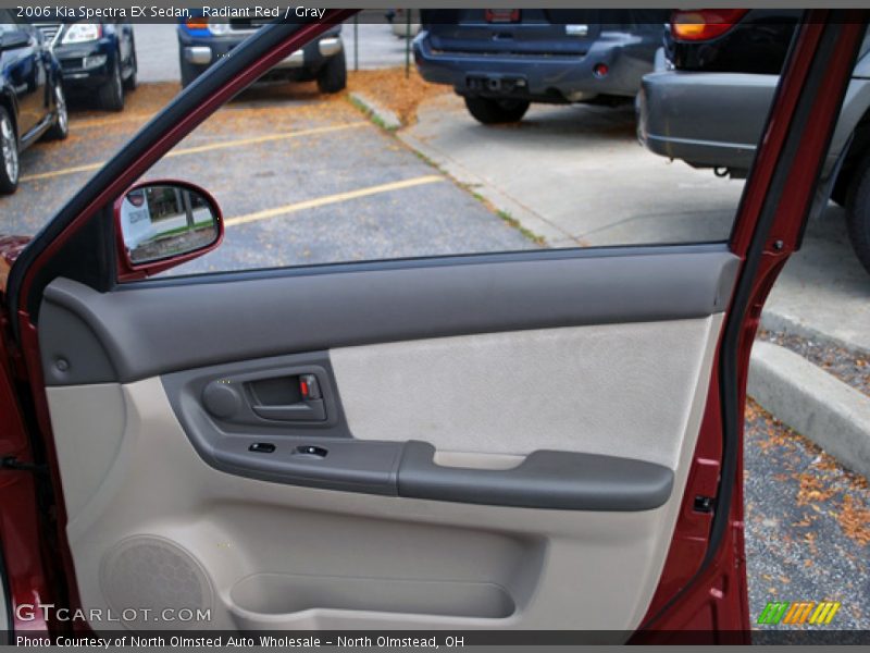 Radiant Red / Gray 2006 Kia Spectra EX Sedan