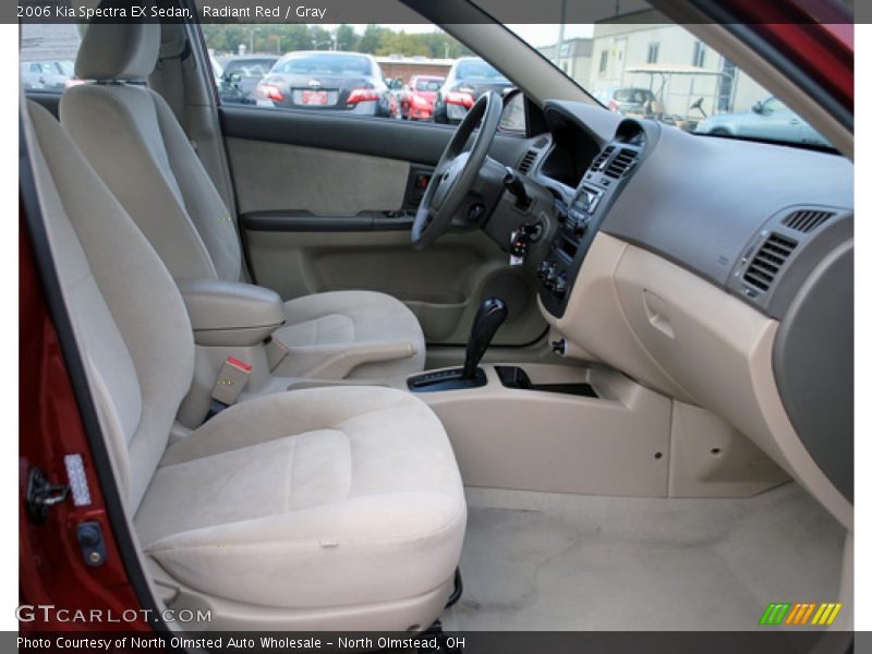 Radiant Red / Gray 2006 Kia Spectra EX Sedan
