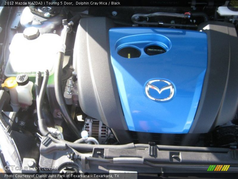 Dolphin Gray Mica / Black 2012 Mazda MAZDA3 i Touring 5 Door