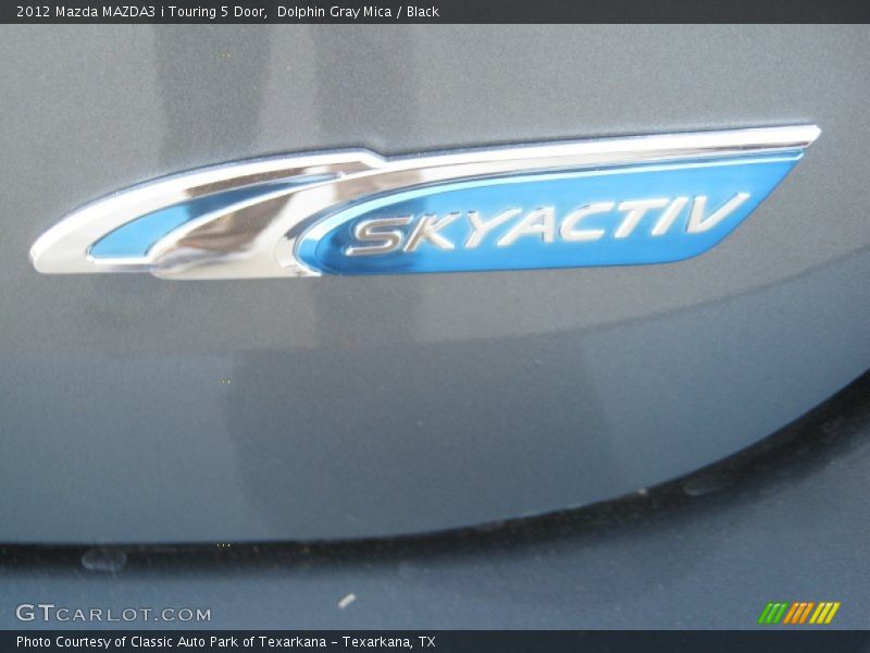 Dolphin Gray Mica / Black 2012 Mazda MAZDA3 i Touring 5 Door