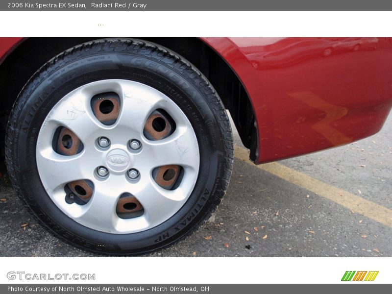 Radiant Red / Gray 2006 Kia Spectra EX Sedan