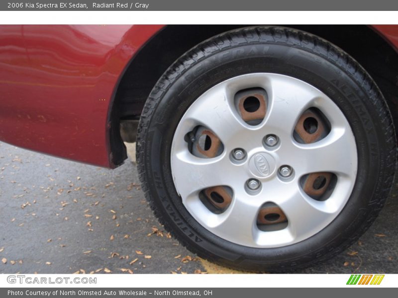 Radiant Red / Gray 2006 Kia Spectra EX Sedan