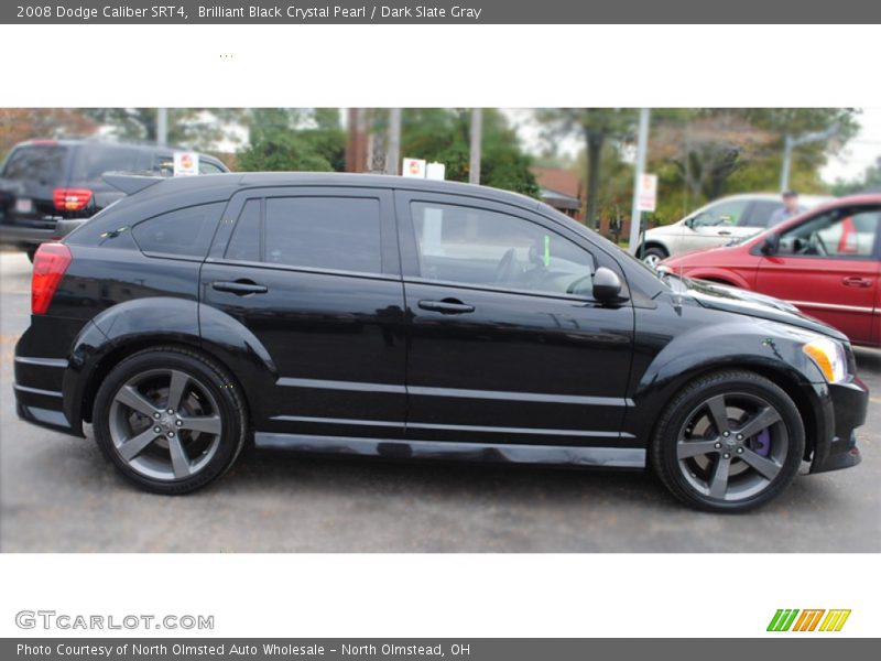 Brilliant Black Crystal Pearl / Dark Slate Gray 2008 Dodge Caliber SRT4