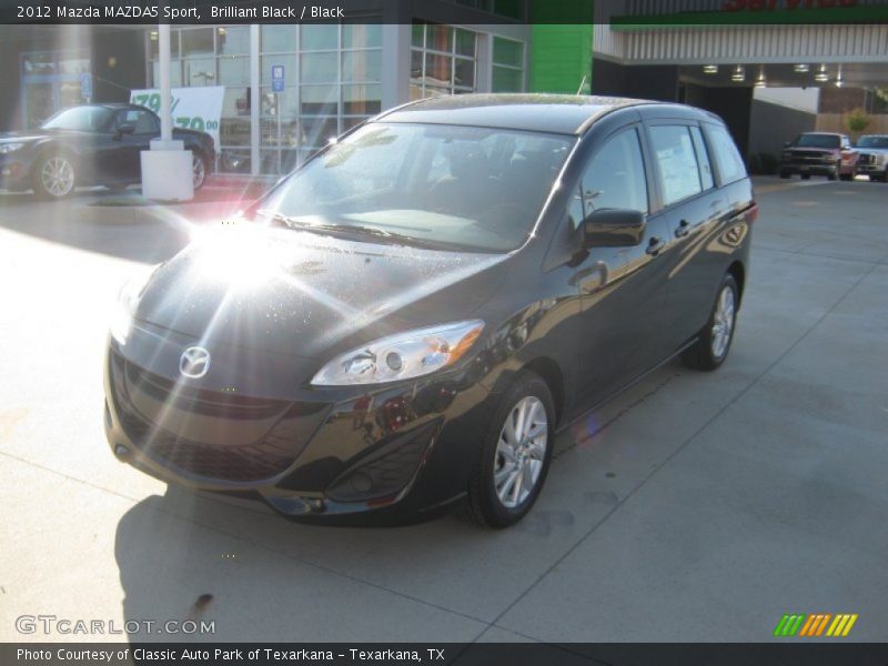 Brilliant Black / Black 2012 Mazda MAZDA5 Sport