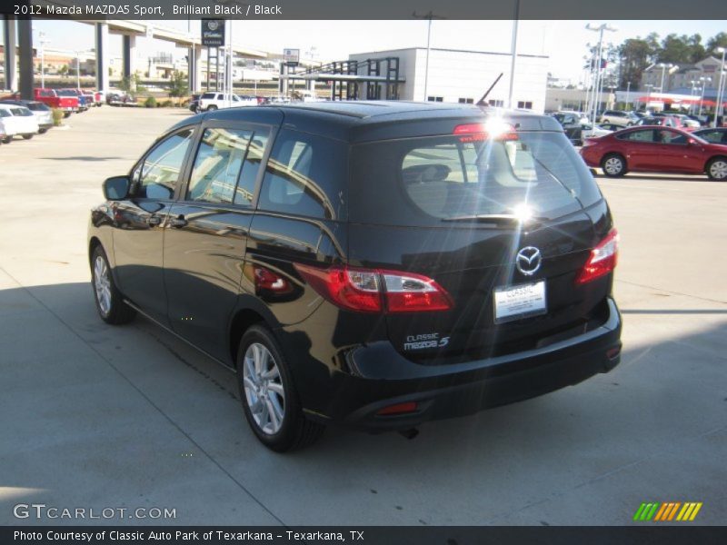 Brilliant Black / Black 2012 Mazda MAZDA5 Sport