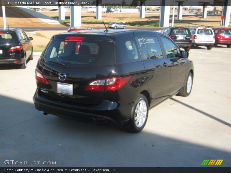 Brilliant Black / Black 2012 Mazda MAZDA5 Sport