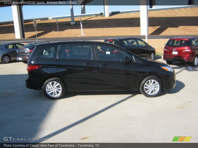 Brilliant Black / Black 2012 Mazda MAZDA5 Sport