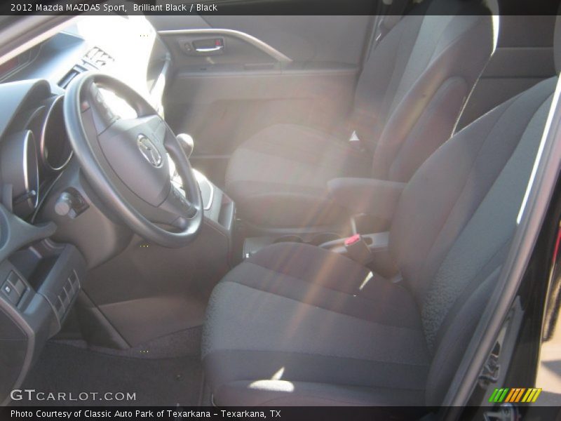 Brilliant Black / Black 2012 Mazda MAZDA5 Sport