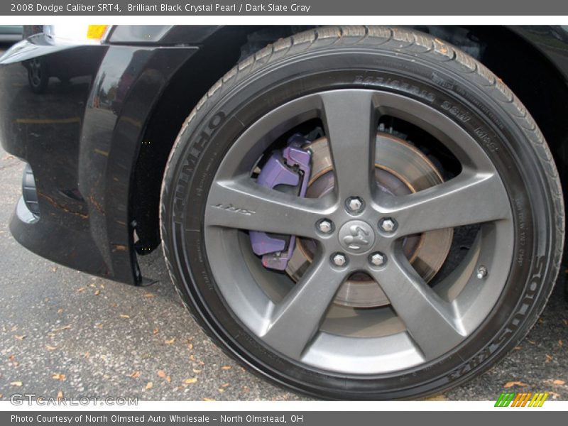 Brilliant Black Crystal Pearl / Dark Slate Gray 2008 Dodge Caliber SRT4