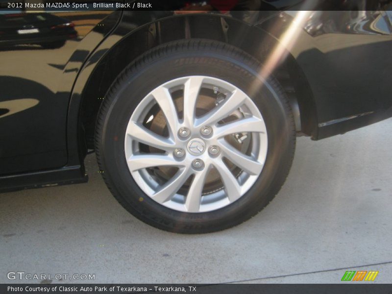 Brilliant Black / Black 2012 Mazda MAZDA5 Sport