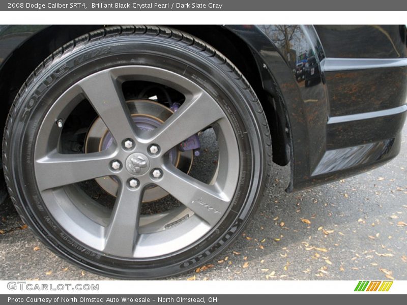 Brilliant Black Crystal Pearl / Dark Slate Gray 2008 Dodge Caliber SRT4