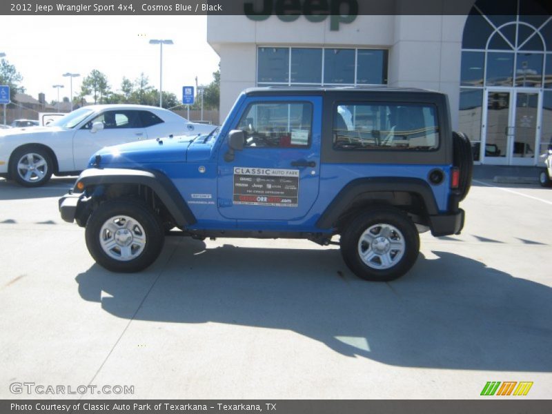 Cosmos Blue / Black 2012 Jeep Wrangler Sport 4x4