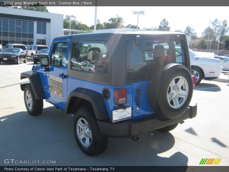 Cosmos Blue / Black 2012 Jeep Wrangler Sport 4x4