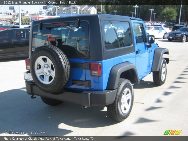 Cosmos Blue / Black 2012 Jeep Wrangler Sport 4x4
