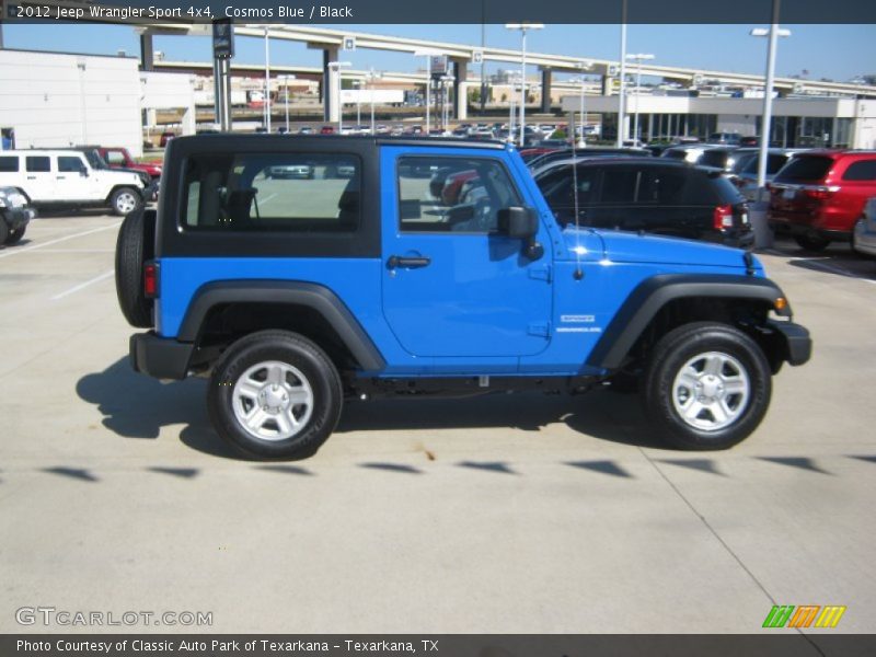 Cosmos Blue / Black 2012 Jeep Wrangler Sport 4x4