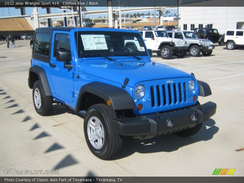 Cosmos Blue / Black 2012 Jeep Wrangler Sport 4x4