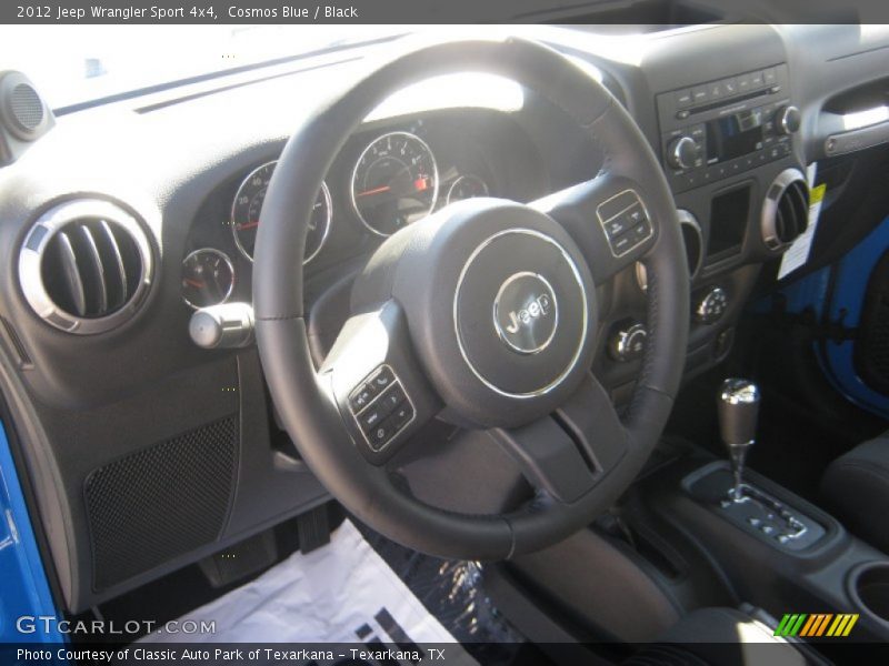 Cosmos Blue / Black 2012 Jeep Wrangler Sport 4x4
