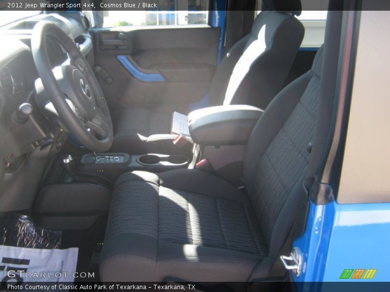 Cosmos Blue / Black 2012 Jeep Wrangler Sport 4x4
